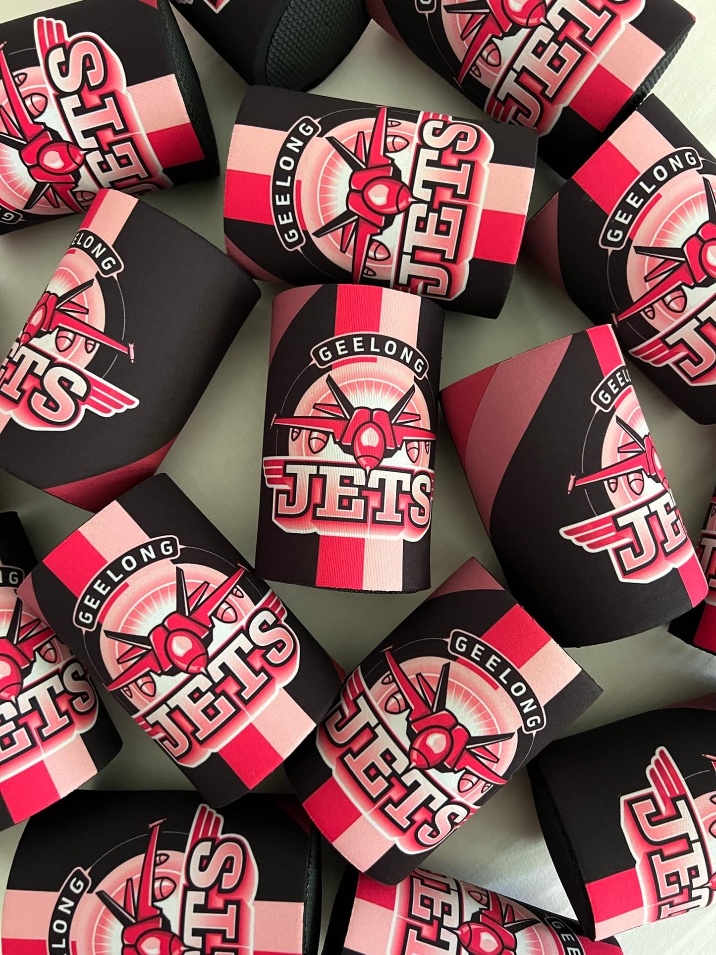 Geelong Jets Stubby Holders