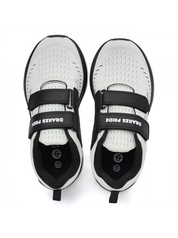 Drakes Pride Renegade Velcro 4E Width Lawn Bowls Shoes - White