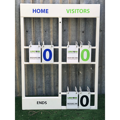 Lawn Bowls Rink Scoreboard Bolt On