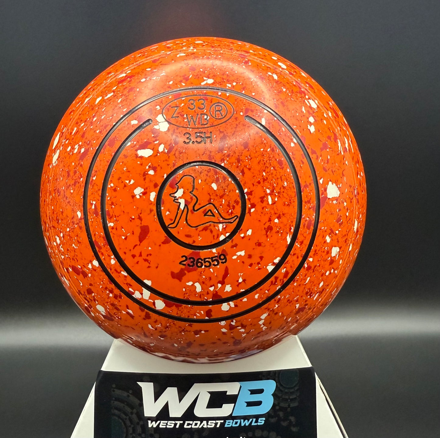 Aero Dynamic size 3.5 Plain Grip Orange