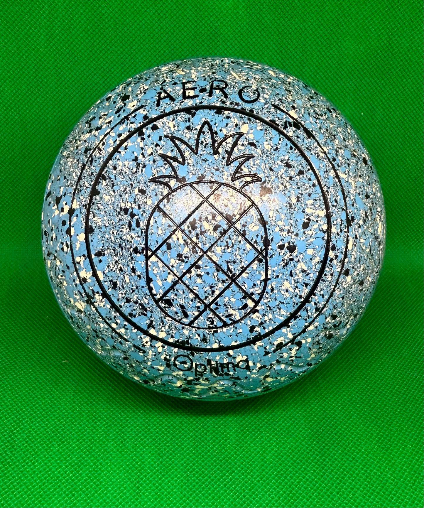 Aero Optima Size 2 Blue ZigZag Grip Pineapple Logo