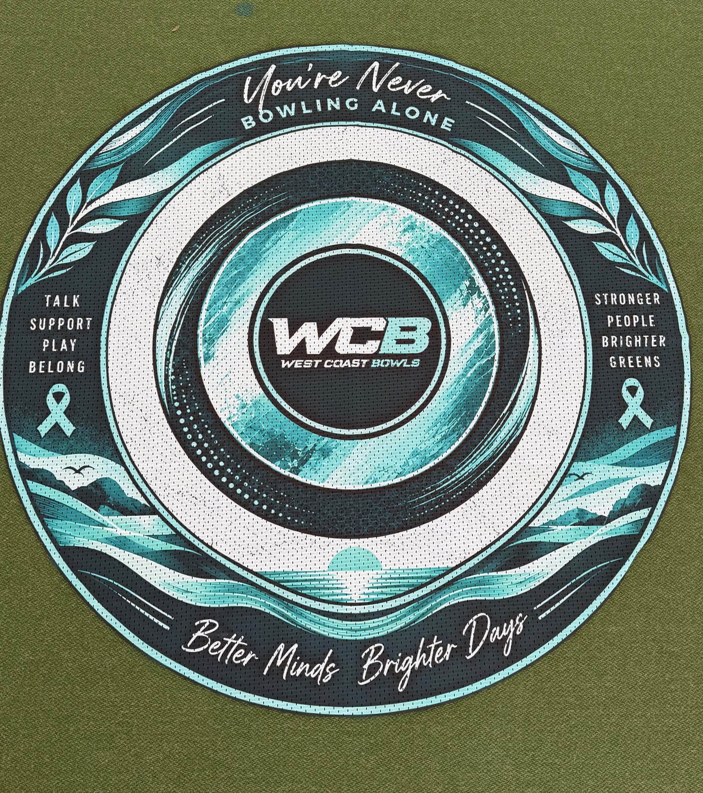 WCB Pro Target Fun Mat - You're Never Bowling Alone