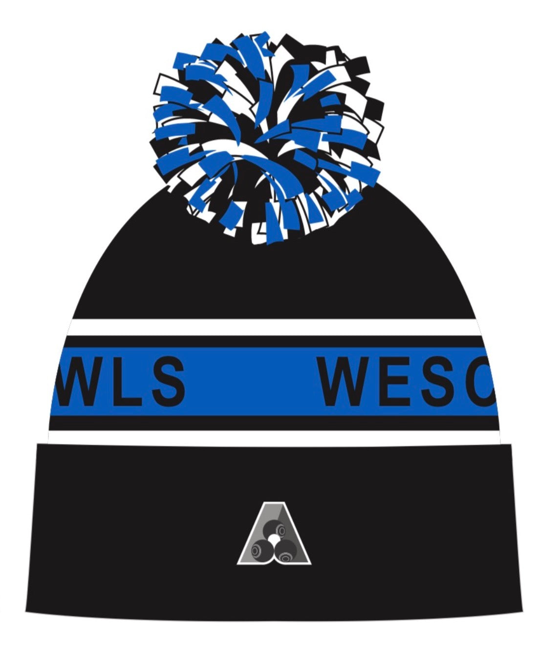 WCB Beanie Black & Blue