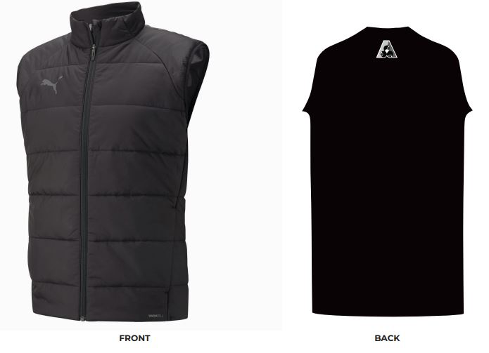 Puma Team Liga Padded Vest- Black