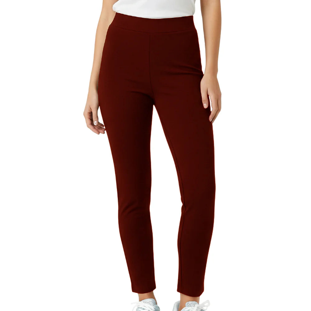 Holland Park Ladies Stretchy Topaz Pants - Maroon
