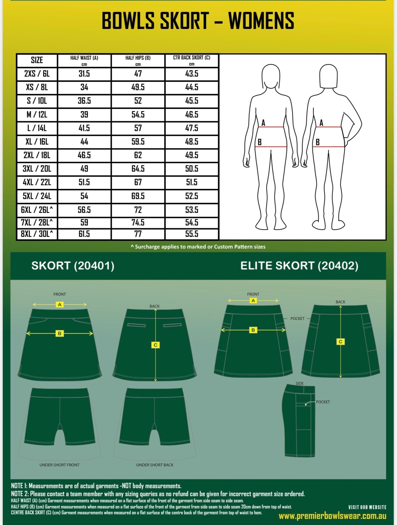 Airforce Bowls Skort