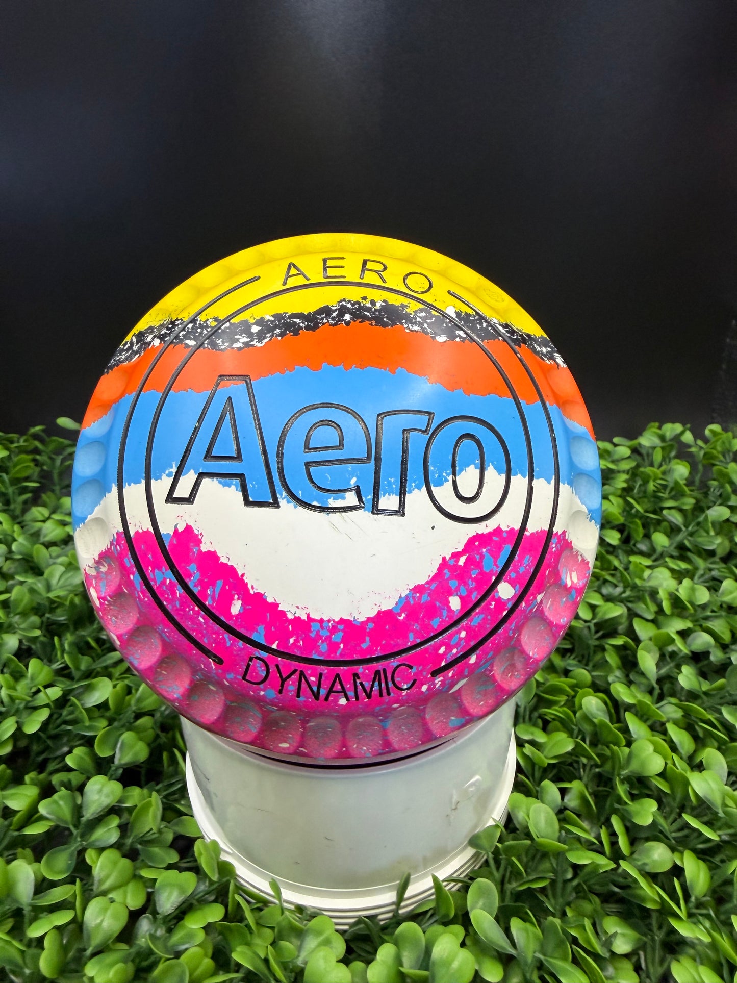 Aero Dynamic size 3.5 Enhance Grip Rainbow Custom