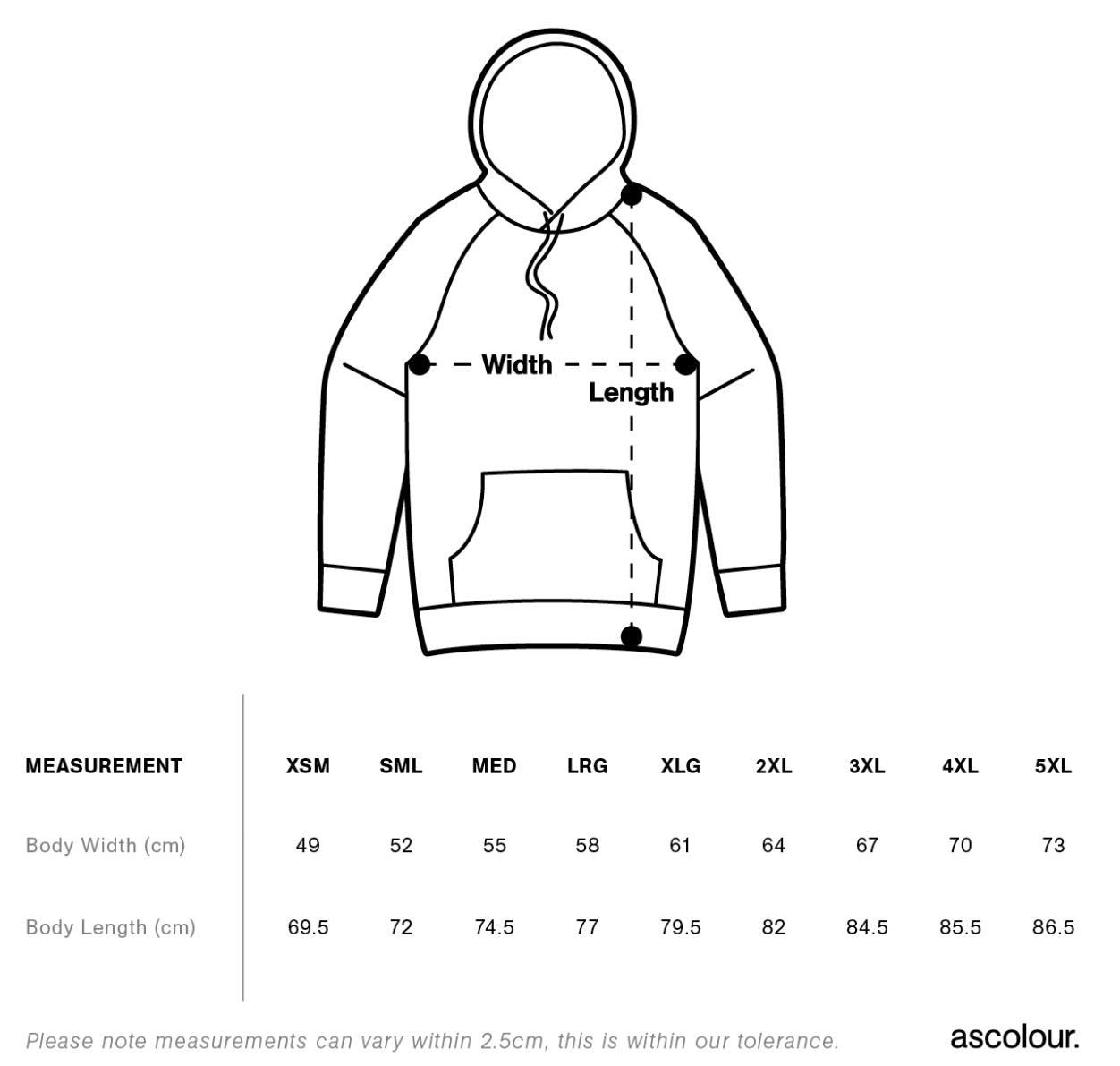 Melbourne Extreme Black Hoody (No BA Logo)