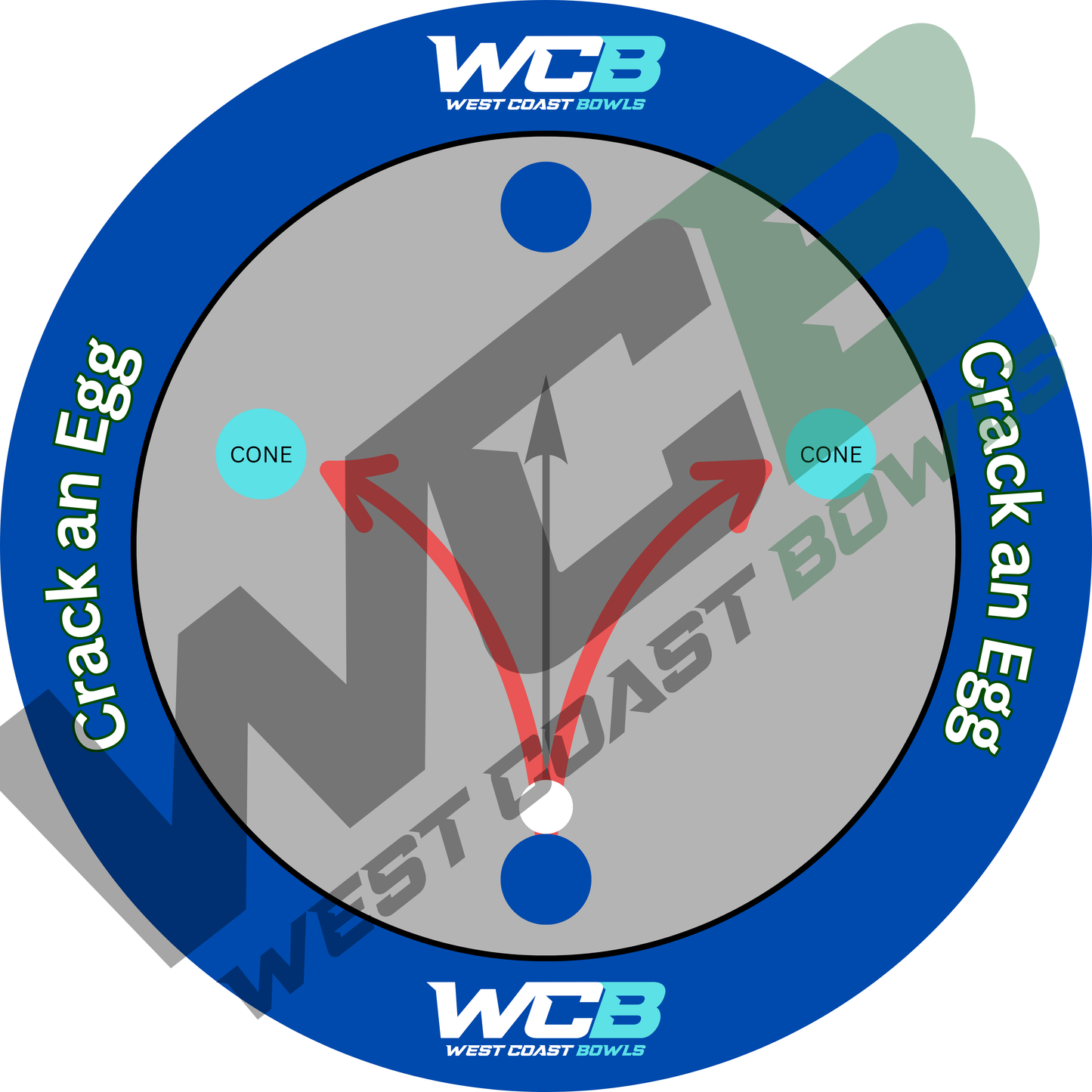 WCB Pro Target Mats- Crack an Egg