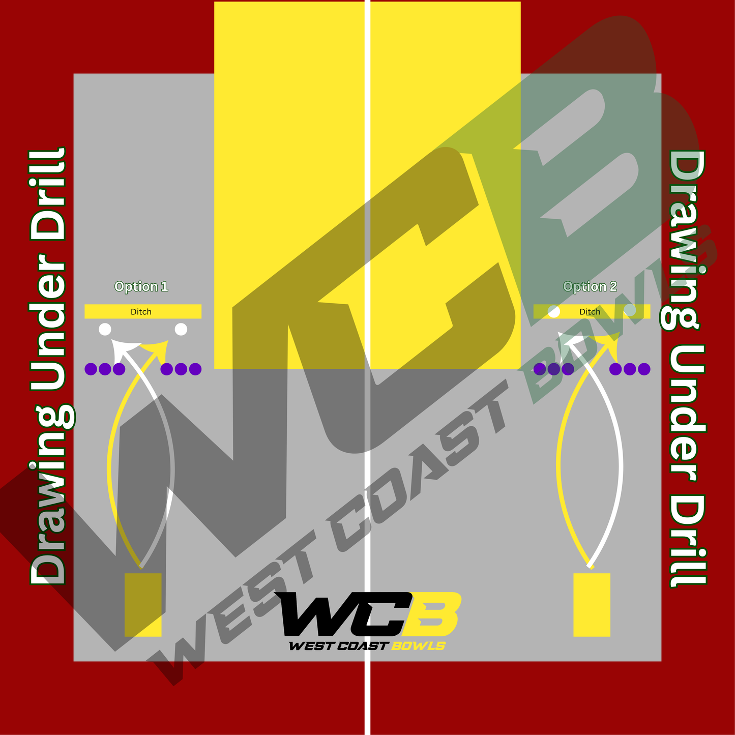 WCB Pro Target Mats- Drawing Under Drill