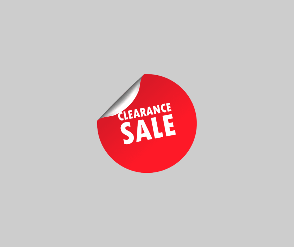 Clearance and Sale