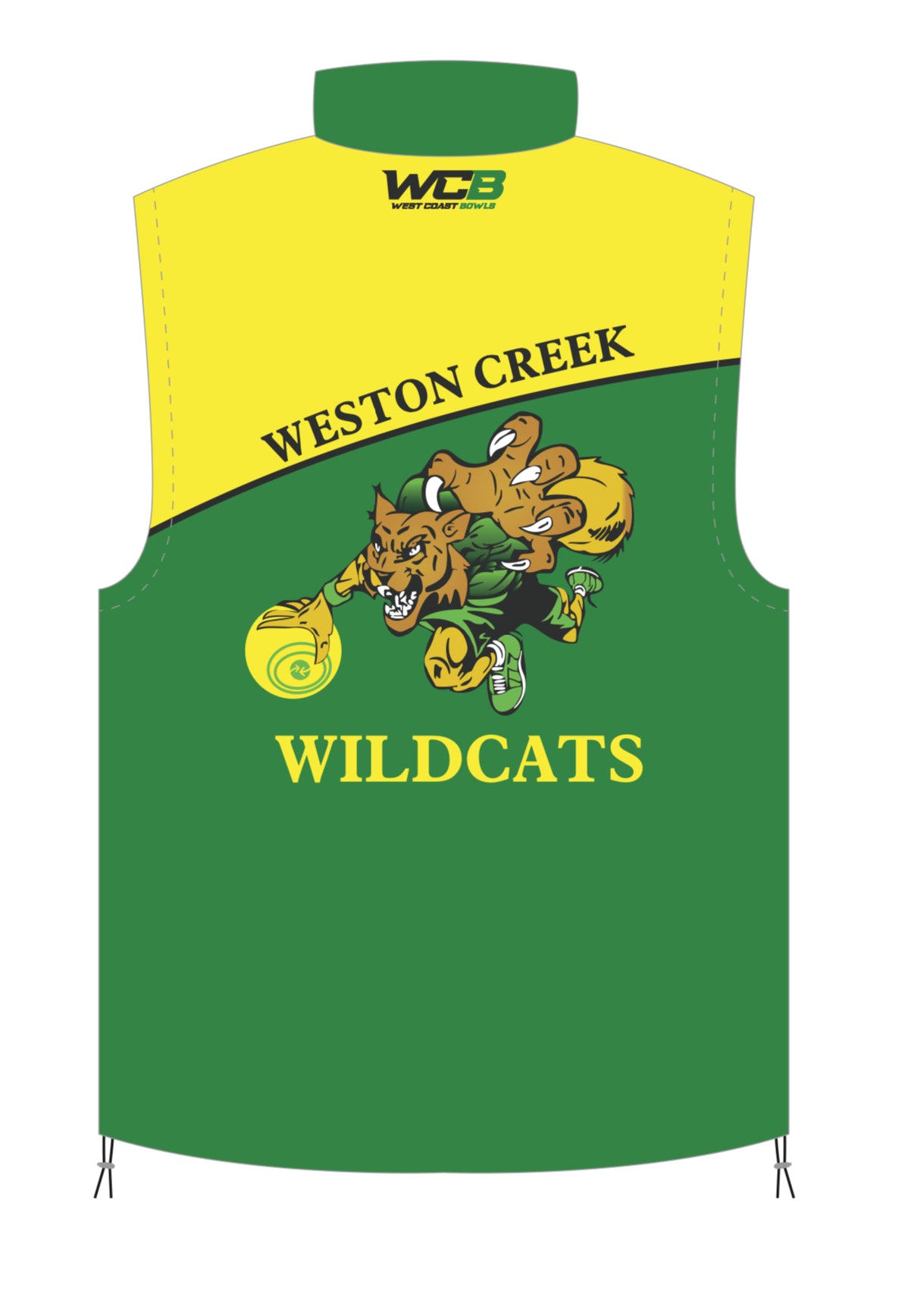 Weston Creek Bowling Club Unisex Vest