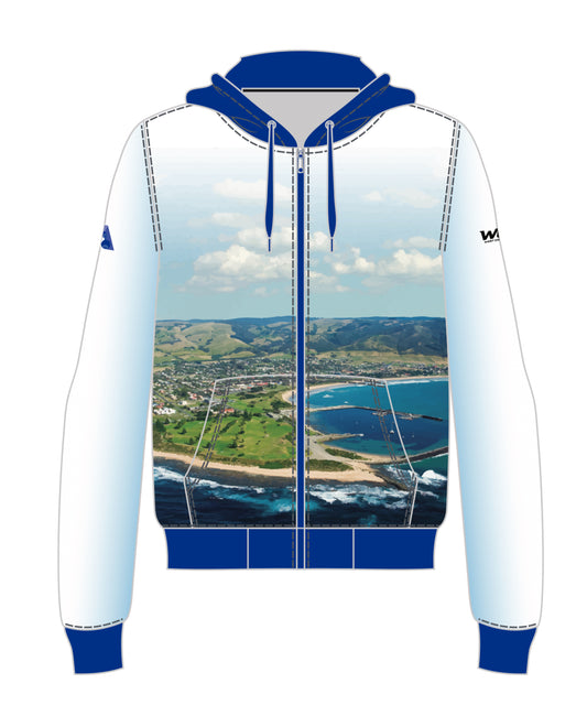 Apollo Bay Bowling Club Uniform Unisex Zipped Hoodie