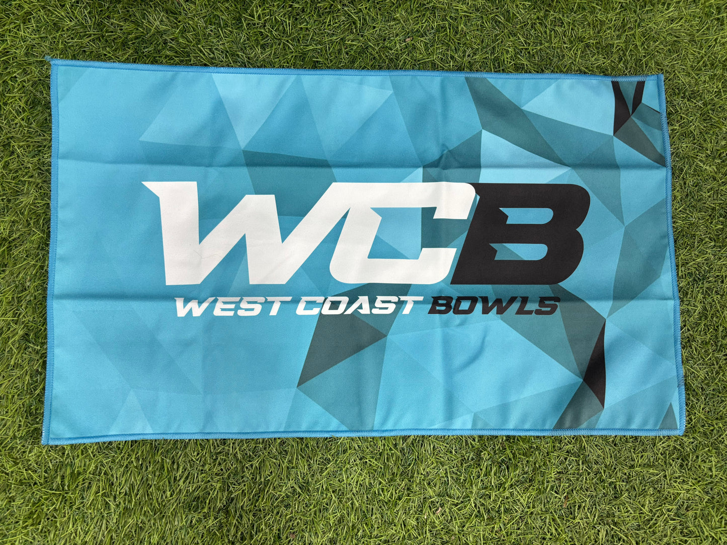 WCB Aqua Lawn Bowls Cloth