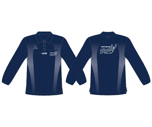 Winchelsea Bowling Club Social Mens Long Sleeve Polo