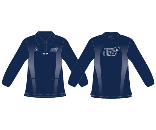Winchelsea Bowling Club Social Ladies Long Sleeve Polo