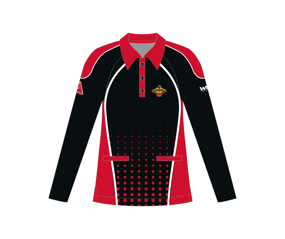 Kapunda Bowling Club Ladies Long Sleeve Polo