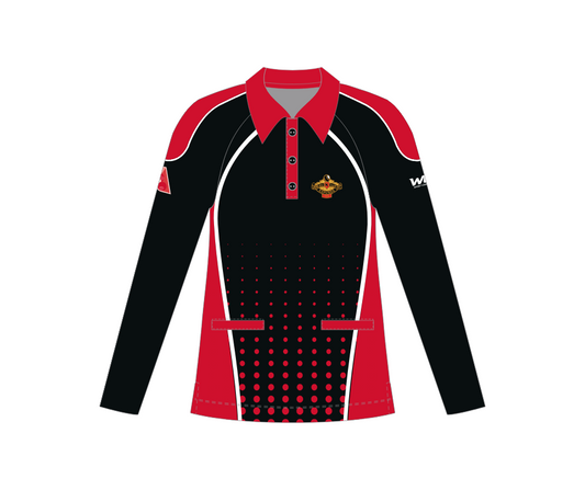 Kapunda Bowling Club Ladies Long Sleeve Polo