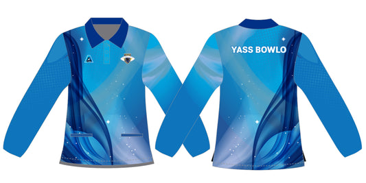 Yass Bowling Club Uniform Ladies Long Sleeve Polo