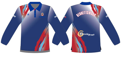Bennettswood Bowling Club Mens Long Sleeve Polo
