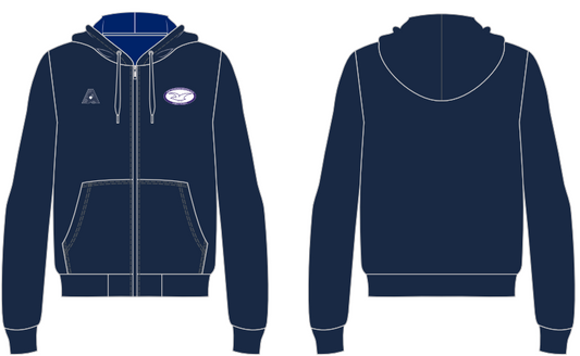 Port Noarlunga Bowling Club Unisex Zipped Hoodie