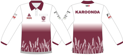 Karoonda & District Bowling Club Mens Long Sleeved Polo