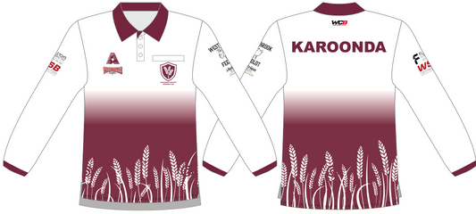 Karoonda & District Bowling Club Mens Long Sleeved Polo