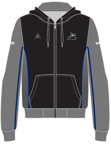 Apollo Bay Wolf Pack Unisex Zipped Hoodie