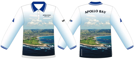 Apollo Bay Bowling Club Uniform Men's Long Sleeved Polo