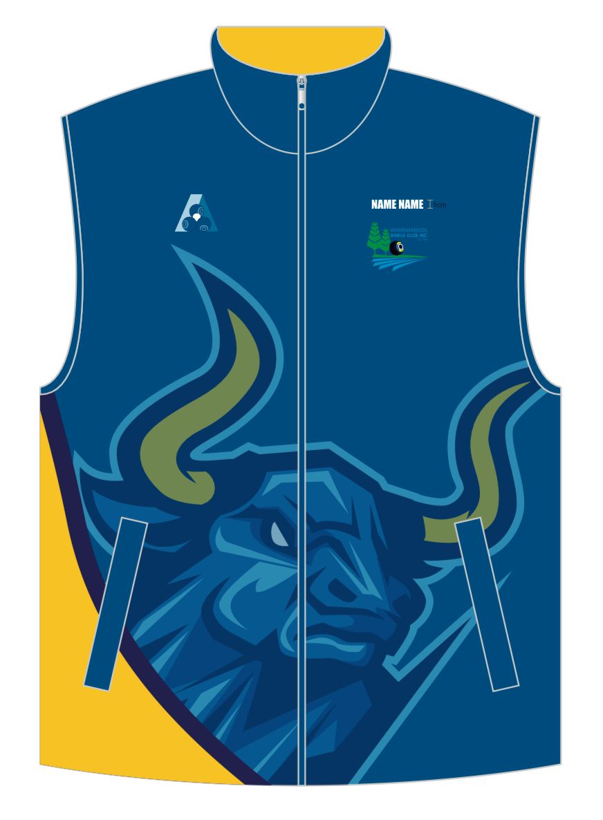 Warrnambool Bowling Club Bulls Unisex Vest