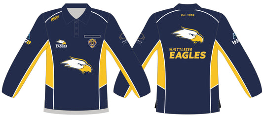 Whittlesea Eagles Men’s Long Sleeved Pennant Polo