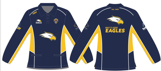 Whittlesea Eagles Ladies Pennant Long Sleeve Polo