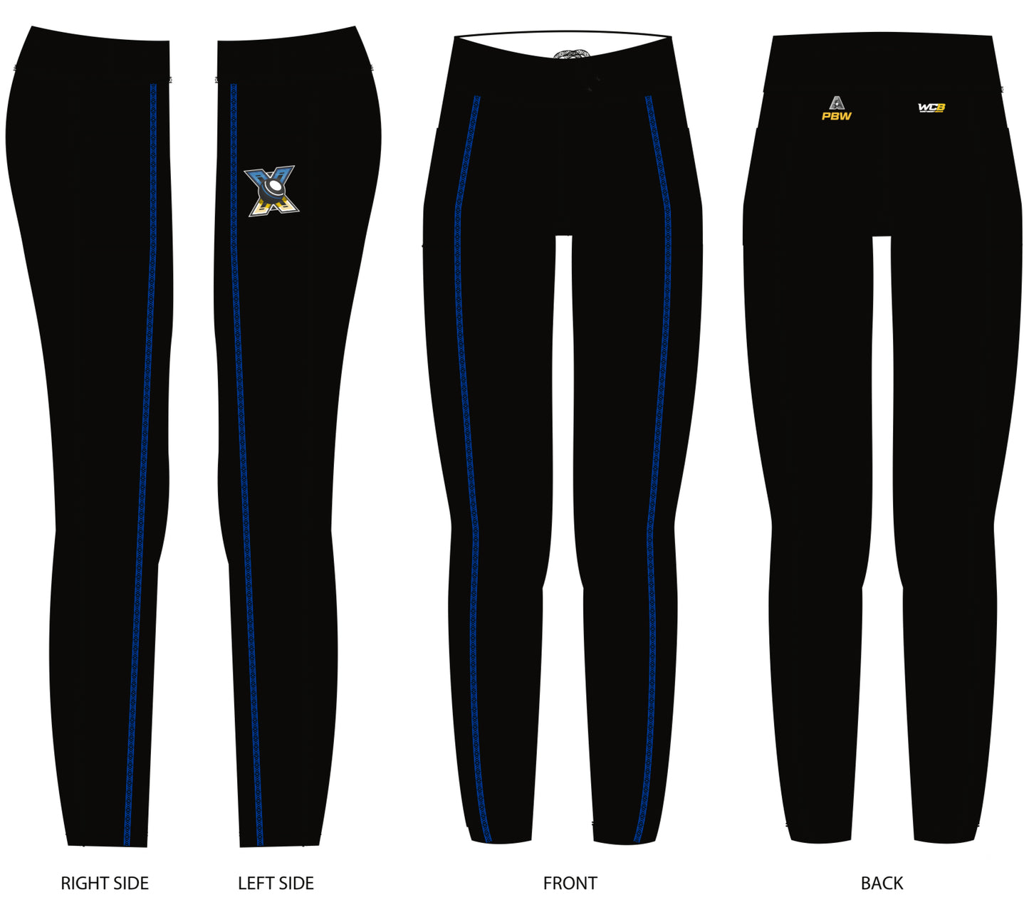 Club Sunbury Xtreme Ladies Pennant Lawn Bowl 3/4 Leggings