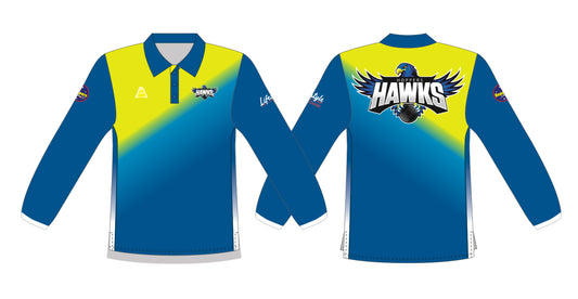 Hoppers Crossing Bowling Club Mens Long Sleeve Polo