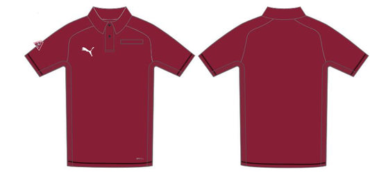 Moe Bowls Club Puma Relaxed Polo Cordovan