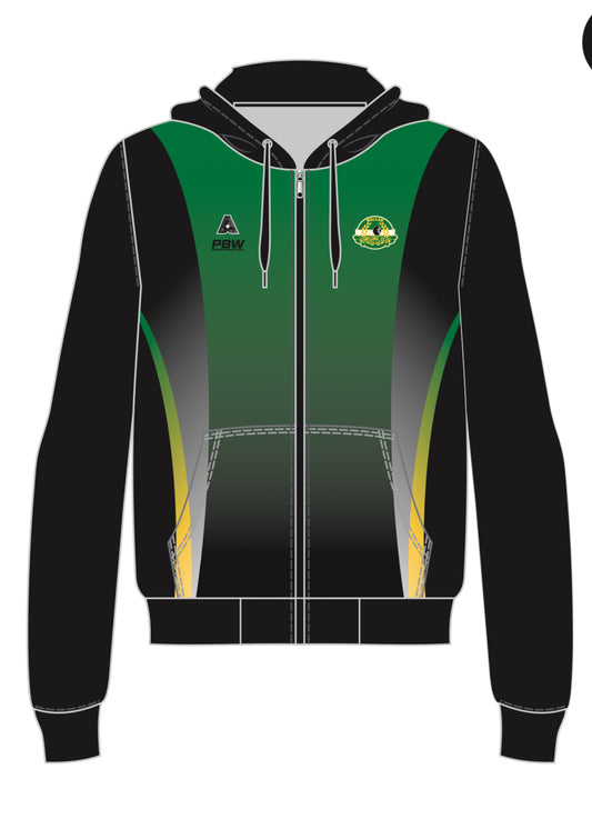 Wallan Bowling Club Unisex Pennant Zipped Hoodie