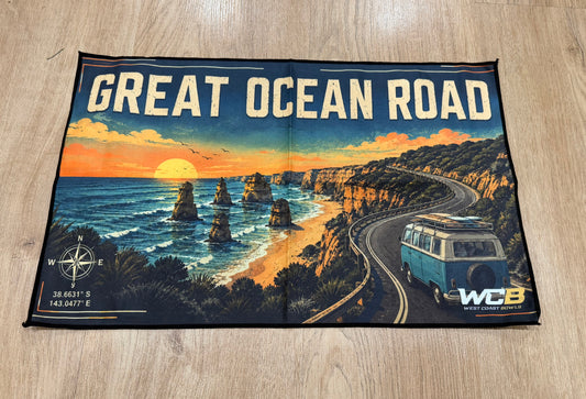 WCB Bowls Cloth ‘Great Ocean Rd'