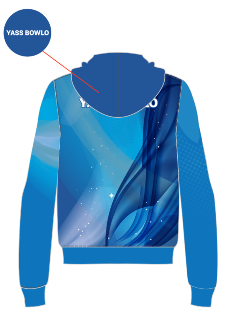 Yass Bowling Club Unisex Zipped Hoodie