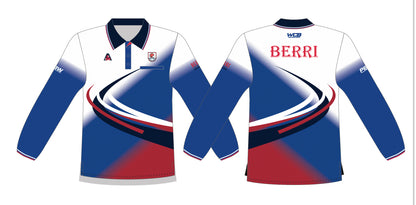 Berri Bowling Club Mens Long Sleeve Polo