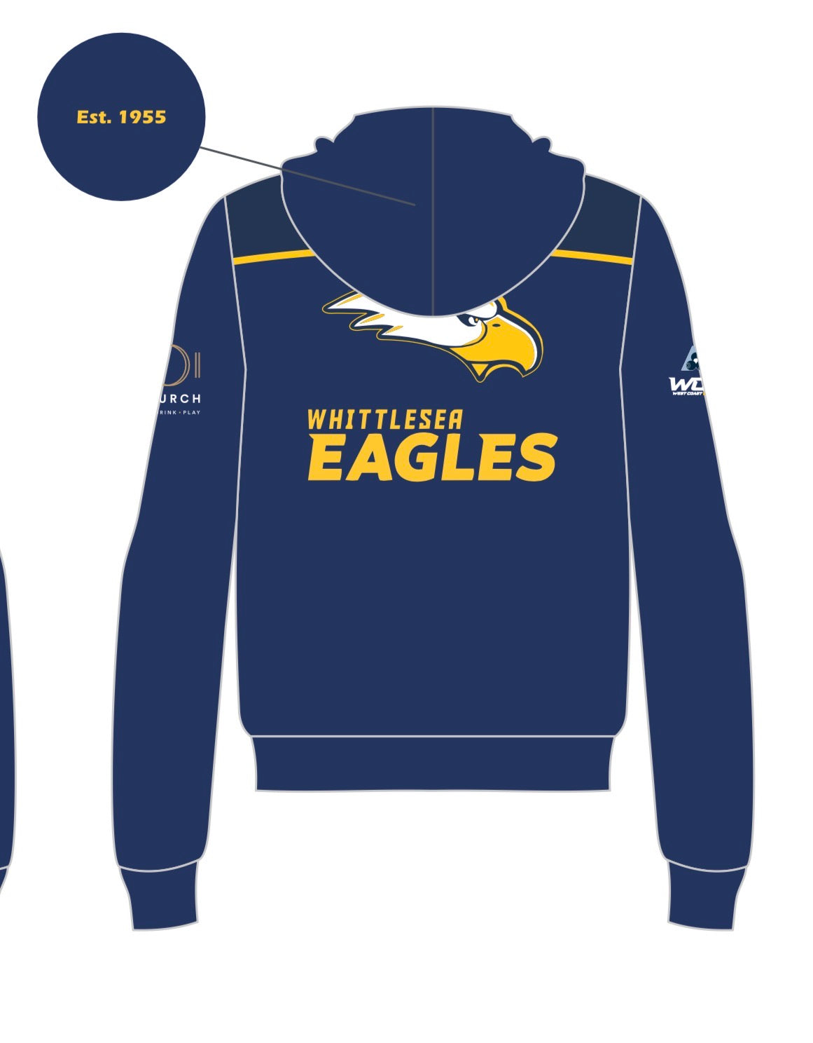 Whittlesea Eagles Unisex Pennant Hoody