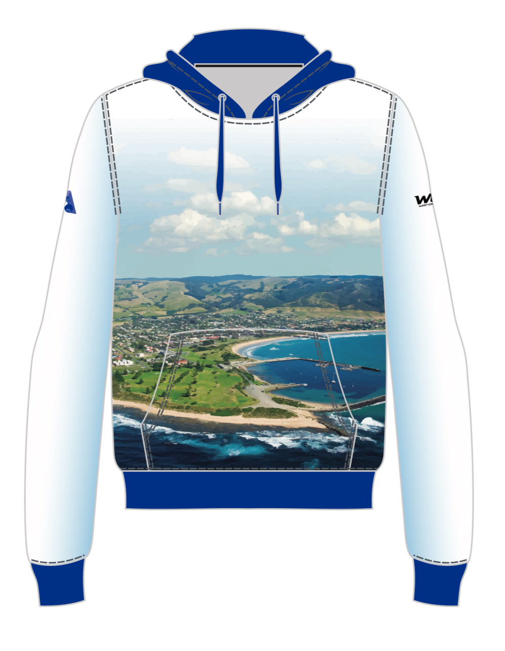 Apollo Bay Bowling Club Uniform Unisex Hoodie