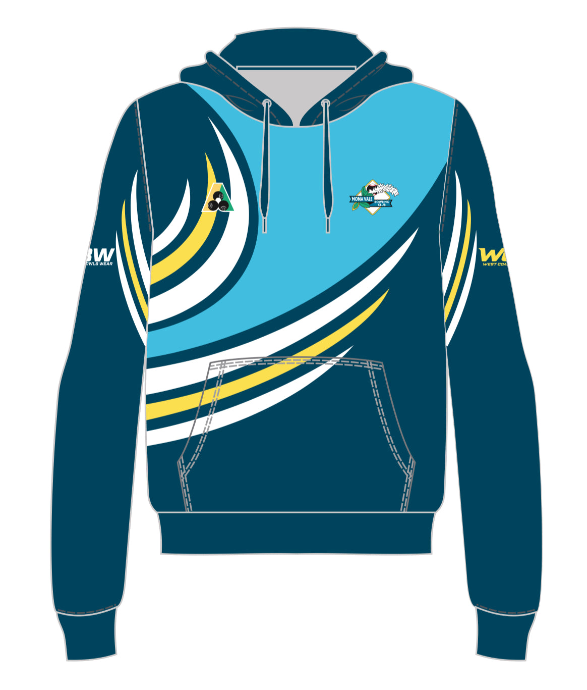 Mona Vale Bowling Club Unisex Hoodie