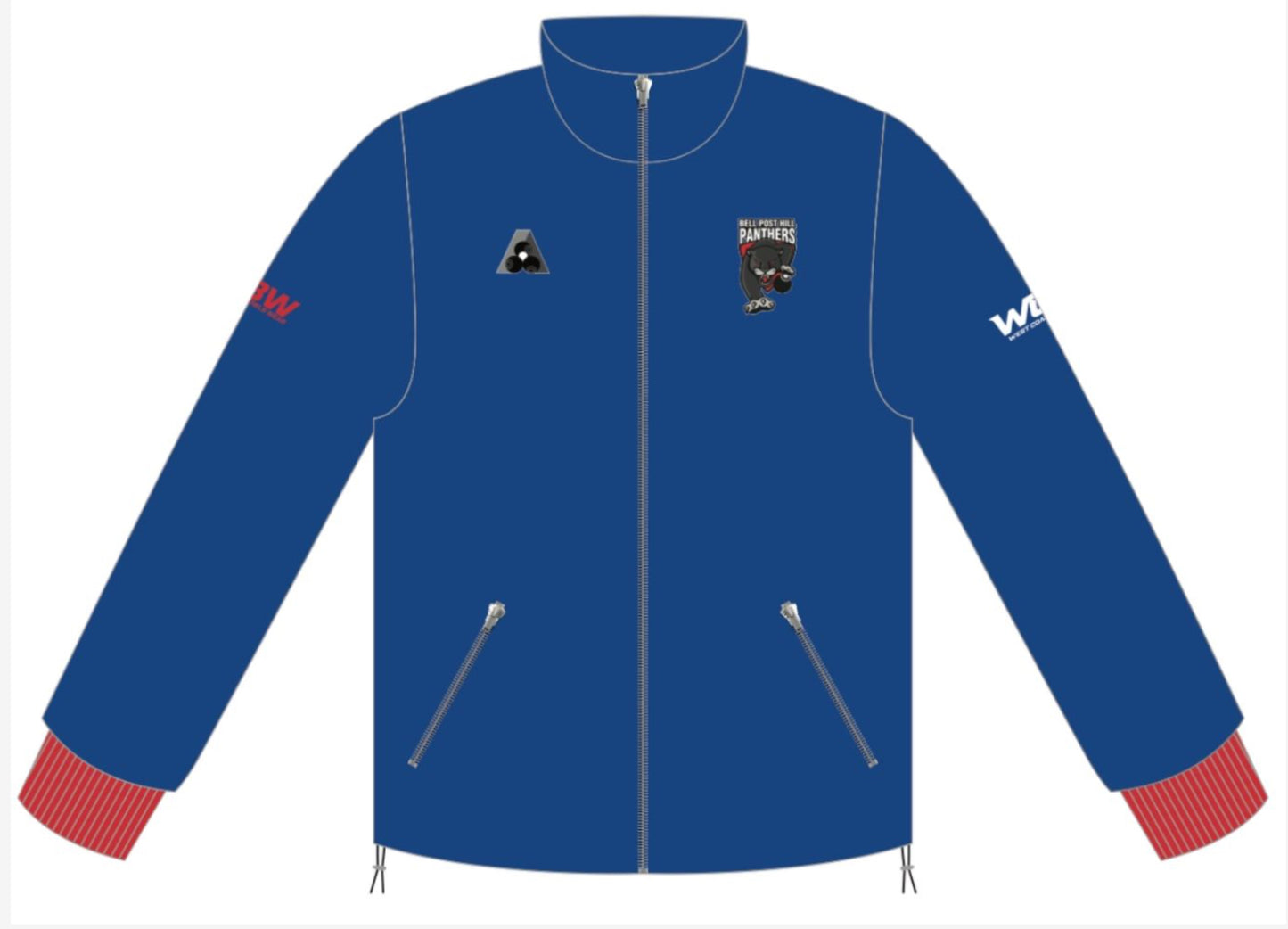 Bell Post Hill Bowling Club Unisex tournament Jacket