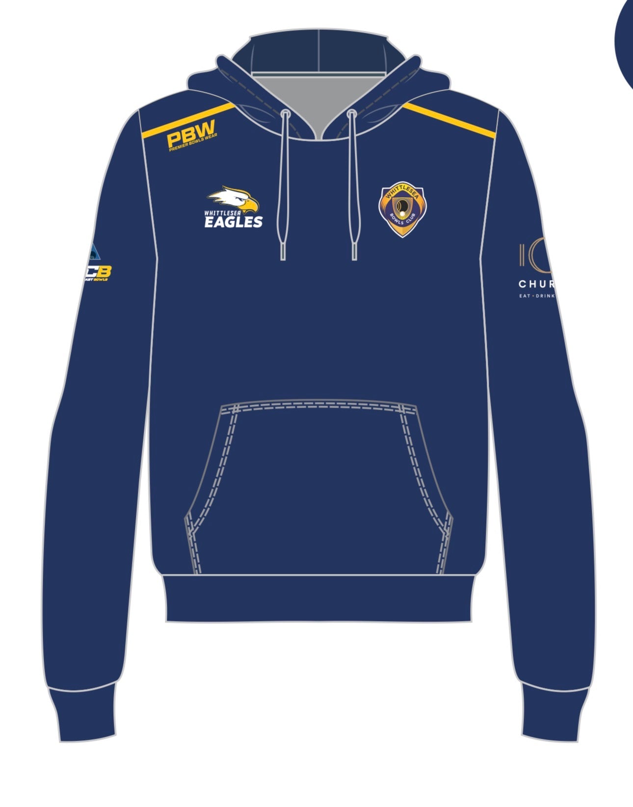 Whittlesea Eagles Unisex Pennant Hoody