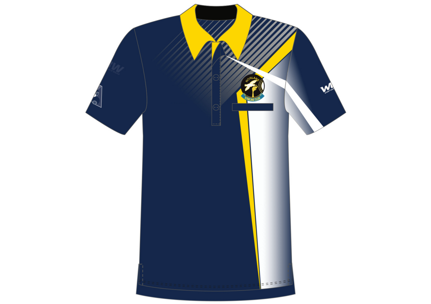Norlane Bowling Club Uniform Mens Polo