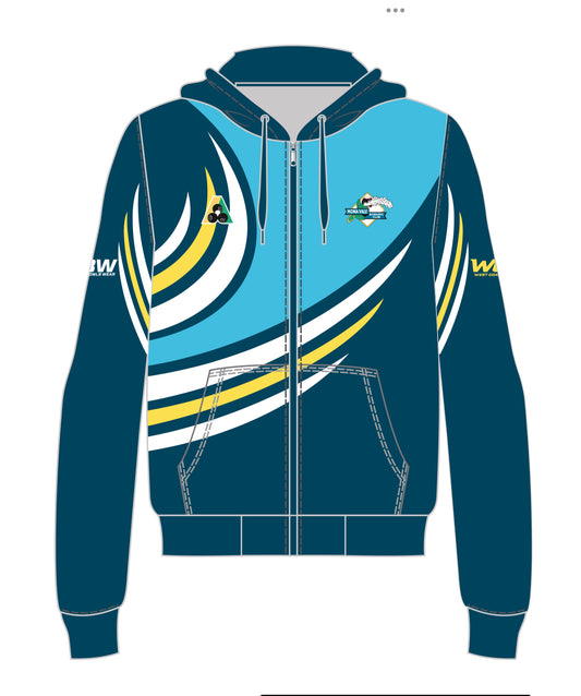Mona Vale Bowling Club Unisex Zipped Hoodie