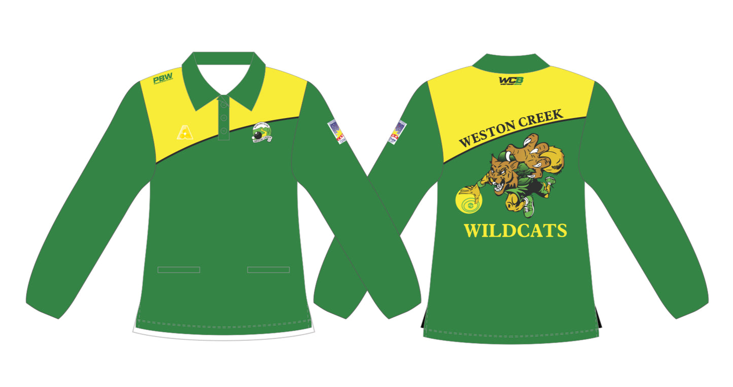 Weston Creek Bowling Club Ladies Long Sleeve Polo