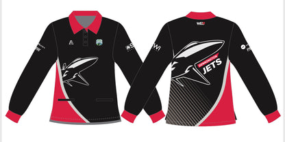Dennington Bowling Club Uniform Ladies Long Sleeve Polo