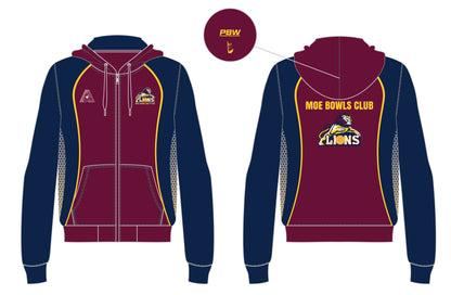 Moe Bowls Club Unisex Zipped Hoodie