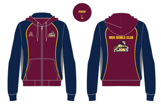 Moe Bowls Club Unisex Zipped Hoodie